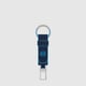 Брелок кожаный с карабином Piquadro BLUE SQUARE (B2) Navy Blue PC3751B2-BLU2