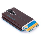 Кредитница-портмоне Piquadro BLUE SQUARE (B2) Cognac PP4891B2R_MO