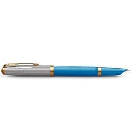 Ручка перьевая Parker PARKER 51 Premium Turquoise GT FP F