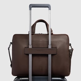 Сумка для ноутбука 15.6″ Piquadro HEDLEY (W130) Dark Brown CA6026W130_TM