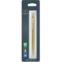 Ручка шариковая Parker JOTTER XL Monochrome Gold GT BP (блистер)