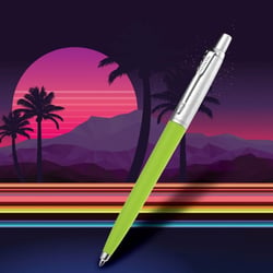Набор Parker JOTTER Originals 80s Caribbean Green CT BP + Apple Green CT BP (2 шариковые ручки в блистере)