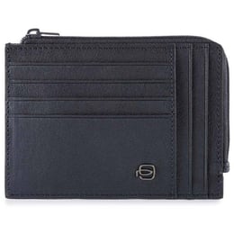 Картхолдер з монетницею Piquadro BLACK SQUARE (B3) Blue PU1243B3R_BLU