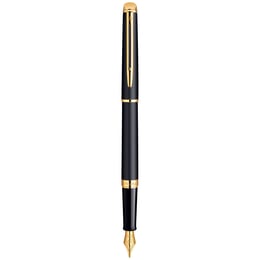 Ручка перова Waterman HEMISPHERE Mаtte Black GT FP F