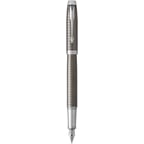 Ручка перова Parker IM Premium Dark Espresso Chiselled CT FP F
