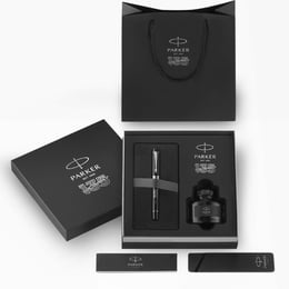 Ручка перова Parker DUOFOLD 135th Anniversary Precious Black CT FP18-С F