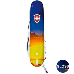 Швейцарський складаний ніж 91мм Victorinox CLIMBER UKRAINE 1.3703.7.T3220pw