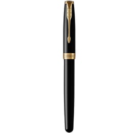 Подарочный набор Parker SONNET Black Lacquer GT FP+BP (перьевая и шариковая ручка)