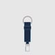 Брелок кожаный с карабином Piquadro BLUE SQUARE (B2) Navy Blue PC3751B2-BLU2