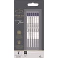 Стержень Parker QuinkFlow шариковый черный F (6 шт)