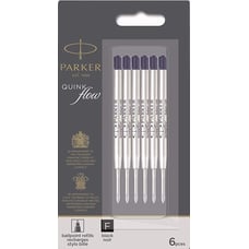 Стрижень Parker QuinkFlow кульковий чорний F (6 шт)