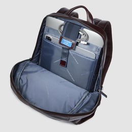 Рюкзак для ноутбука 14″ Piquadro BLUE SQUARE (B2) Cognac CA3214B2_MO