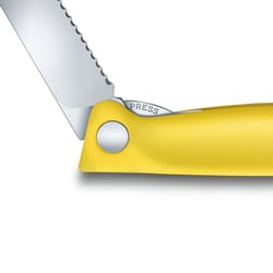 Ніж кухонний складаний 11 см (серейтор) Victorinox SWISS CLASSIC Paring 6.7836.F8B
