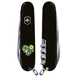 Швейцарський складаний ніж 91мм Victorinox SPARTAN UKRAINE 1.3603.3_T1246u