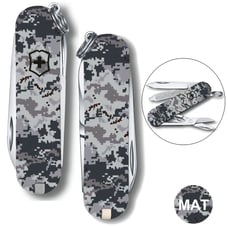 Складаний ніж 58 мм Victorinox CLASSIC SD ARMY Піксель синій 0.6223.3.W3942pw