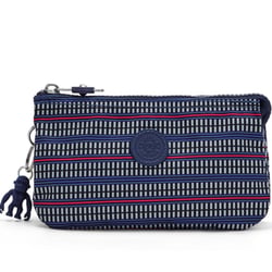 Косметичка-клатч Kipling CREATIVITY L Blue Geo Print (TH8)
