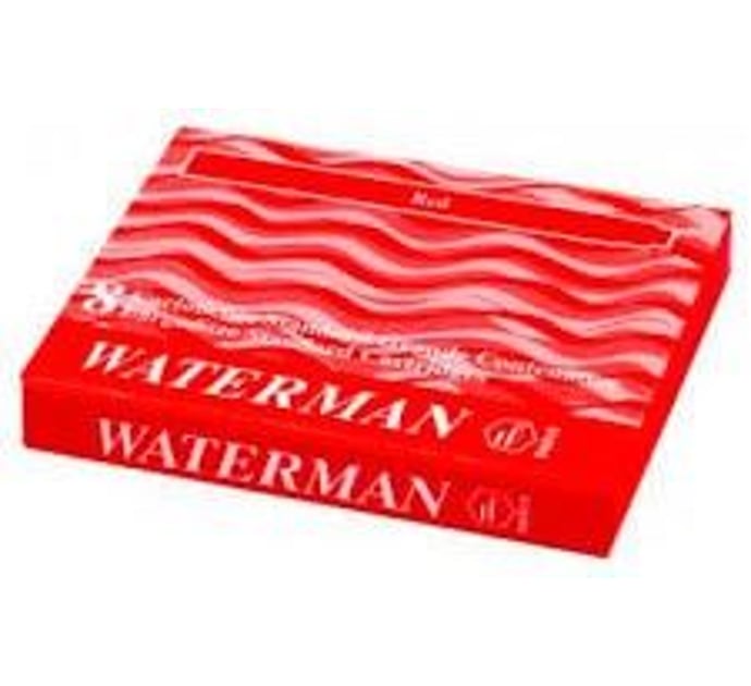 Картриджі Waterman червоні (8 шт)