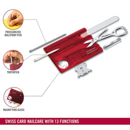 Картка-мультитул Victorinox SWISSCARD Nailcare 0.7240.T