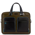 Портфель Piquadro BLUE SQUARE (B2) Olive-Black CA2849B2_VEN