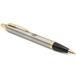 Ручка шариковая Parker IM UKRAINE Brushed Metal GT BP Трезубец