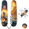 Швейцарський складаний ніж 91мм Victorinox SPARTAN ZODIAC Величний кінь 1.3603.7.Z5230pk
