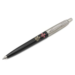 Ручка шариковая Parker JOTTER Originals ARMY Black CT BP Эмблема ВСУ + Трезубец ЗСУ золотой