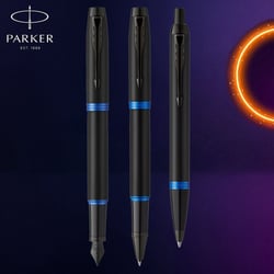Ручка перьевая Parker IM Professionals Vibrant Rings Marine Blue BT FP F