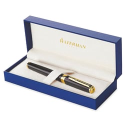 Ручка перьевая Waterman EXCEPTION Ideal Black GT FP18 F