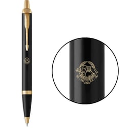 Ручка шариковая Parker IM ARMY Black GT BP Эмблема ССО ВСУ