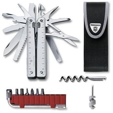 Мультитул Victorinox SWISSTOOL X PLUS 3.0338.N + чорний нейлоновий чохол
