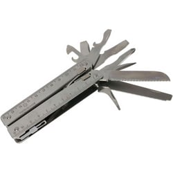 Мультитул Victorinox SWISSTOOL 3.0323.L + черный кожаный чехол