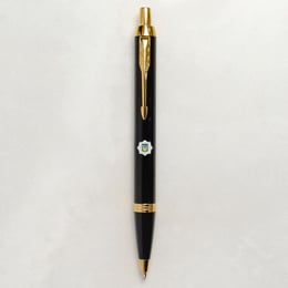 Ручка кулькова Parker IM SPECIAL Black GT BP Емблема МВС