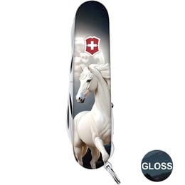 Швейцарський складаний ніж 91мм Victorinox HUNTSMAN ZODIAC Магічний кінь 1.3713.3.Z5280pk