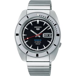 Чоловічий годинник Seiko 5 SPORTS Pepper Black 1968 Recreation Limited Edition SRPL05K1