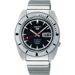 Чоловічий годинник Seiko 5 SPORTS Pepper Black 1968 Recreation Limited Edition SRPL05K1