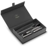 Подарочный набор Parker IM Stainless Steel CT FP+BP (ручка-перо + шариковая + чехол)