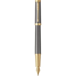 Ручка перьевая Parker INGENUITY Grey Lacquer GT FP F