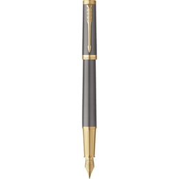 Ручка перьевая Parker INGENUITY Grey Lacquer GT FP F