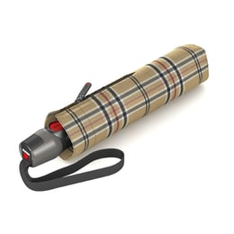 Парасолька-автомат Knirps T.200 Medium Duomatic/Check Beige Kn95 3201 5390