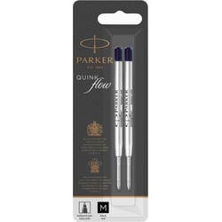 Стержень Parker QuinkFlow шариковый черный M (2 шт)