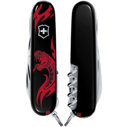 Швейцарський складаний ніж 91мм Victorinox HUNTSMAN ZODIAC Вражаюча змія 1.3713.3.Z4351u