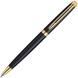 Ручка кулькова Waterman HEMISPHERE Mаtte Black GT BP