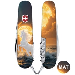 Швейцарський складаний ніж 91мм Victorinox SPARTAN ZODIAC Величний кінь 1.3603.7.Z5230pk