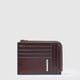 Картхолдер с монетницей Piquadro BLUE SQUARE (B2) Cognac PU1243B2R_MO