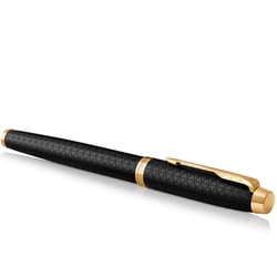 Ручка перова Parker IM Premium Black GT FP F