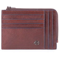 Картхолдер з монетницею Piquadro BLUE SQUARE (B2S) D.Brown PU1243B2SR_TM