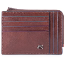Картхолдер з монетницею Piquadro BLUE SQUARE (B2S) D.Brown PU1243B2SR_TM