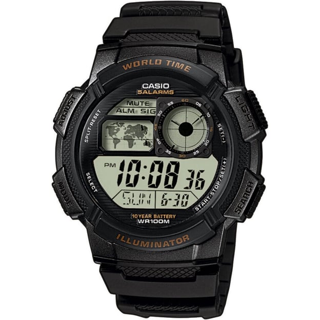 Годинник 43 мм Casio STANDARD Digital AE-1000W-1AVEF