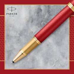 Ручка роллерная Parker IM Premium Red GT RB