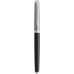 Ручка перьевая Waterman HEMISPHERE Essentials Metal & Black Lacquer CT FP F